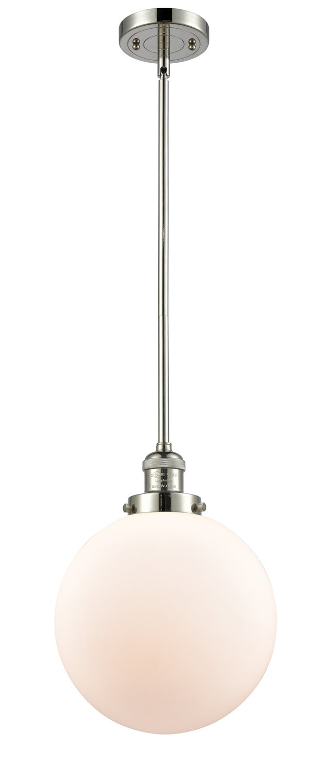 Innovations - 201S-PN-G201-10 - One Light Mini Pendant - Franklin Restoration - Polished Nickel