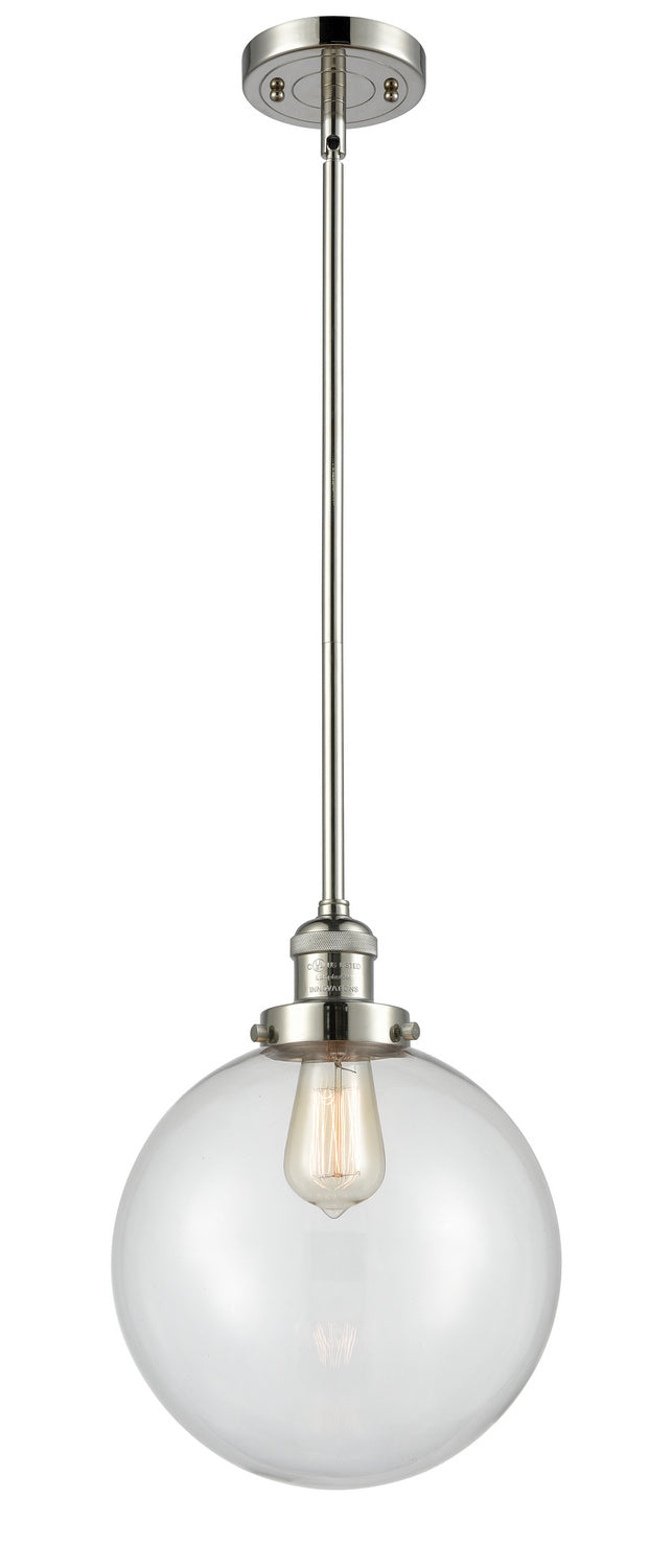Innovations - 201S-PN-G202-10 - One Light Mini Pendant - Franklin Restoration - Polished Nickel