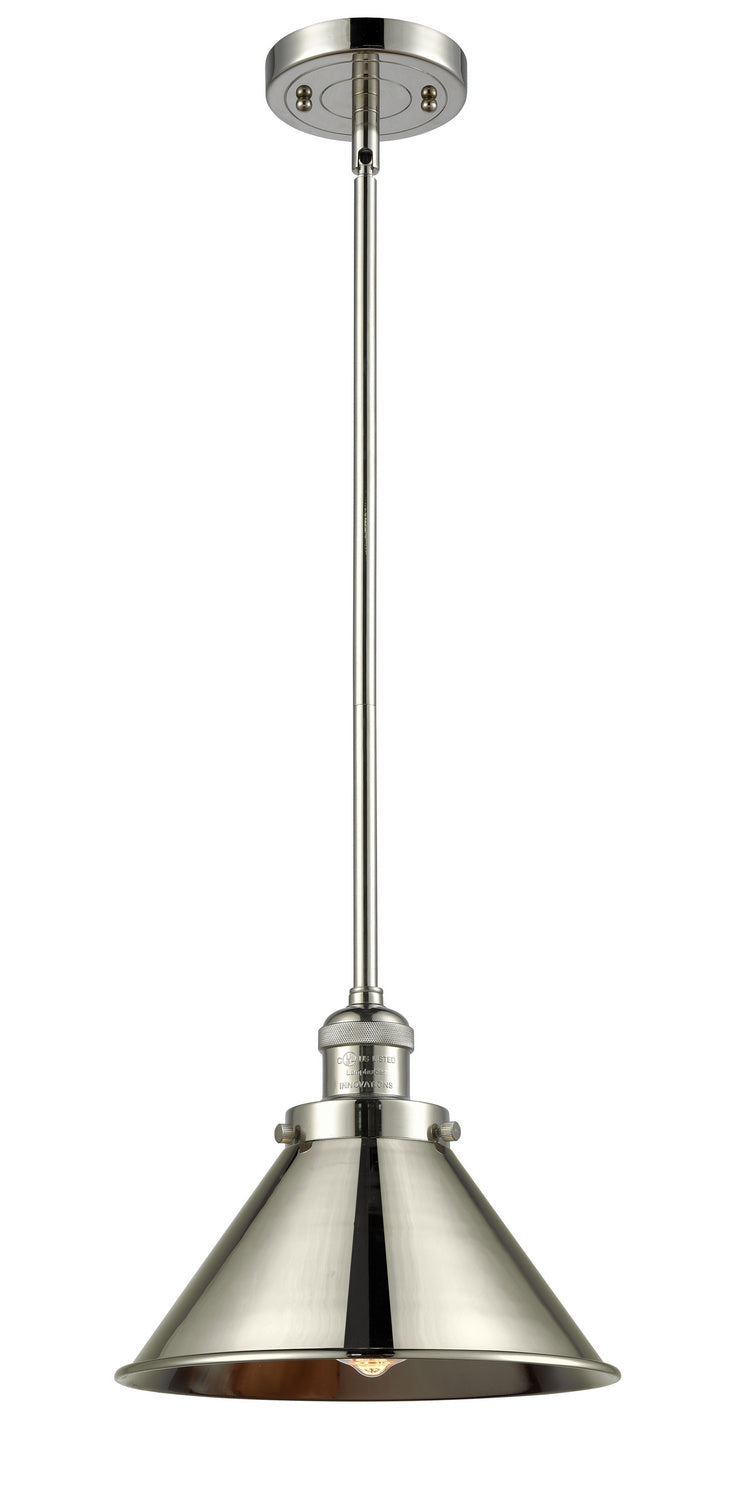 Innovations - 201S-PN-M10-PN - One Light Mini Pendant - Franklin Restoration - Polished Nickel