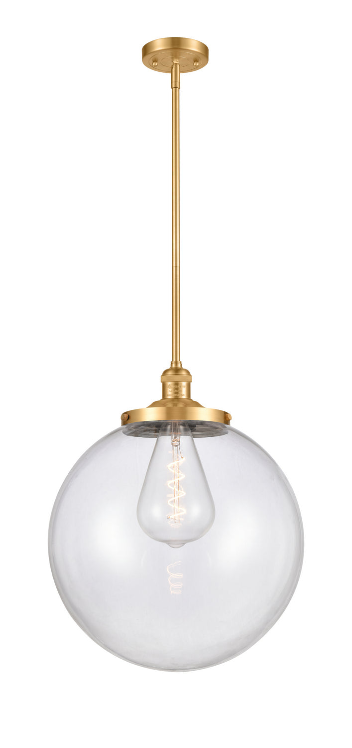 Innovations - 201S-SG-G202-14 - One Light Pendant - Franklin Restoration - Satin Gold