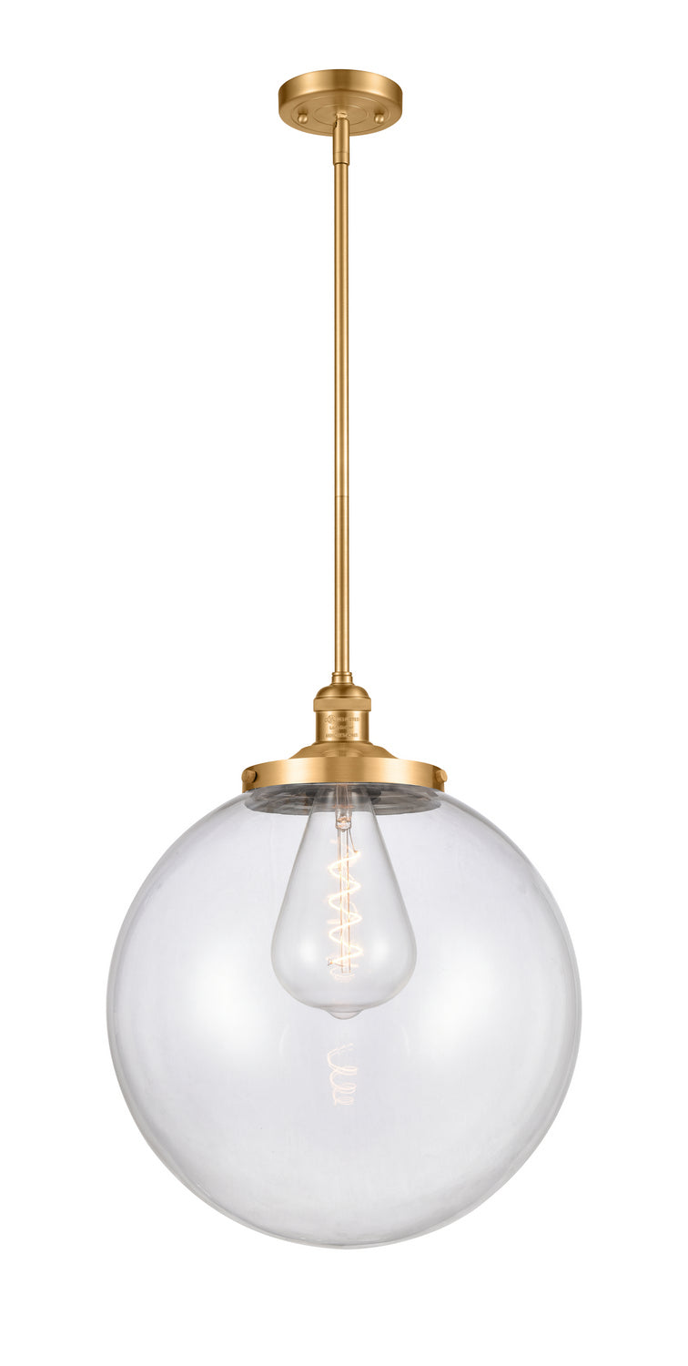 Innovations - 201S-SG-G202-16 - One Light Pendant - Franklin Restoration - Satin Gold