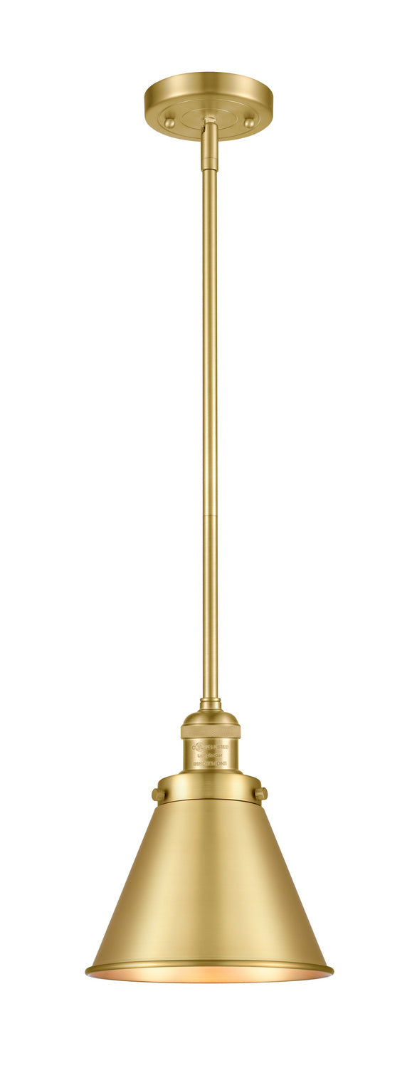 Innovations - 201S-SG-M13-SG - One Light Mini Pendant - Franklin Restoration - Satin Gold