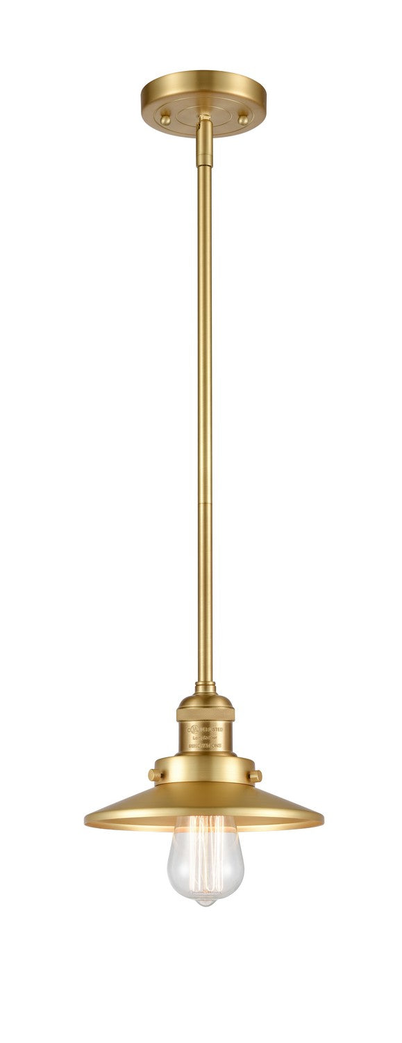 Innovations - 201S-SG-M4 - One Light Mini Pendant - Franklin Restoration - Satin Gold