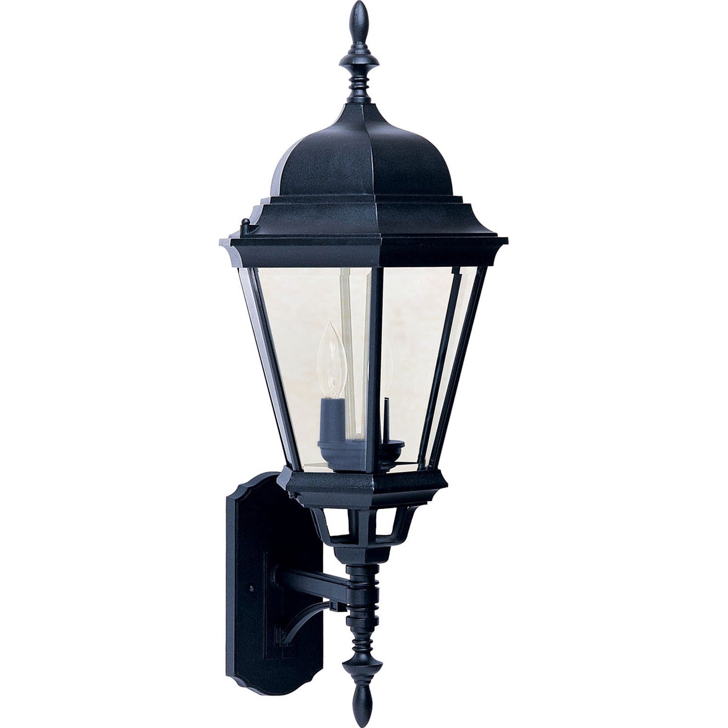 Maxim - 1006BK - Three Light Outdoor Wall Lantern - Westlake - Black
