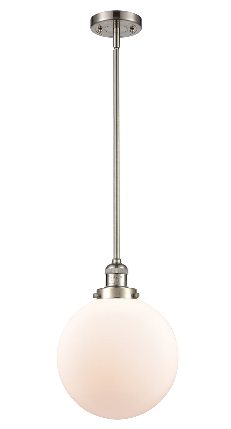 Innovations - 201S-SN-G201-10 - One Light Mini Pendant - Franklin Restoration - Brushed Satin Nickel