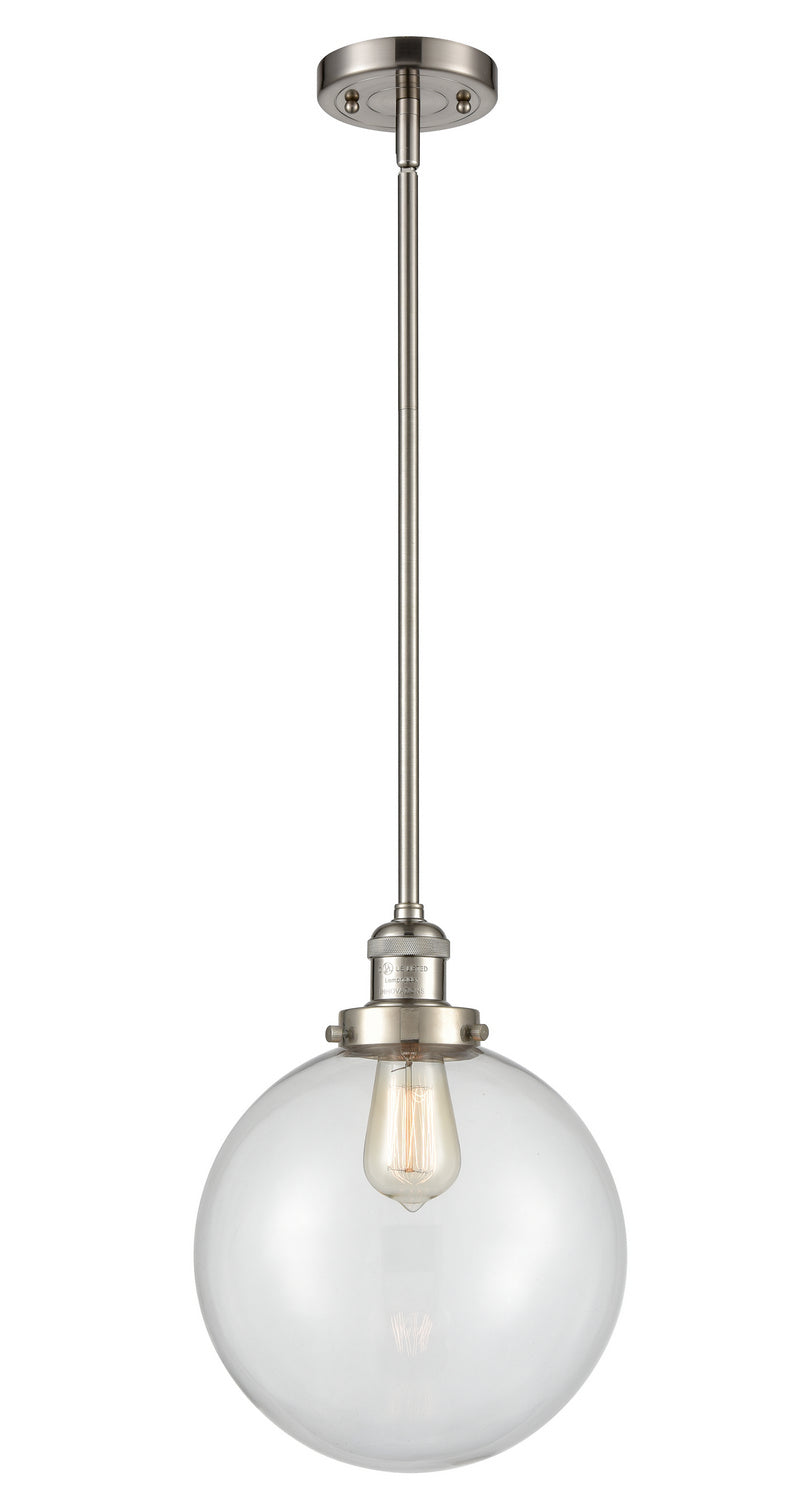 Innovations - 201S-SN-G202-10 - One Light Mini Pendant - Franklin Restoration - Brushed Satin Nickel