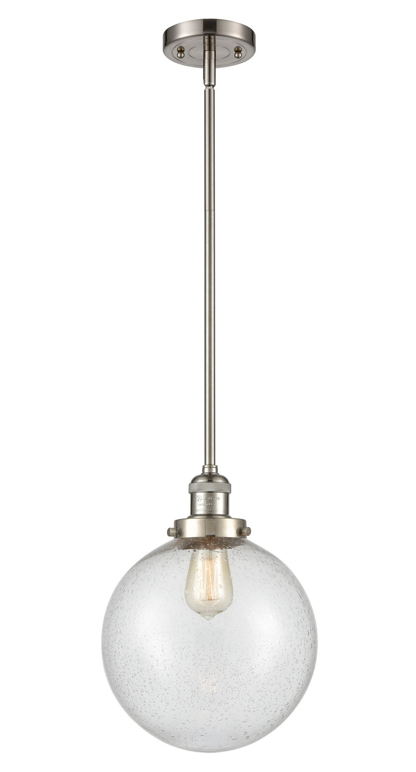 Innovations - 201S-SN-G204-10 - One Light Mini Pendant - Franklin Restoration - Brushed Satin Nickel