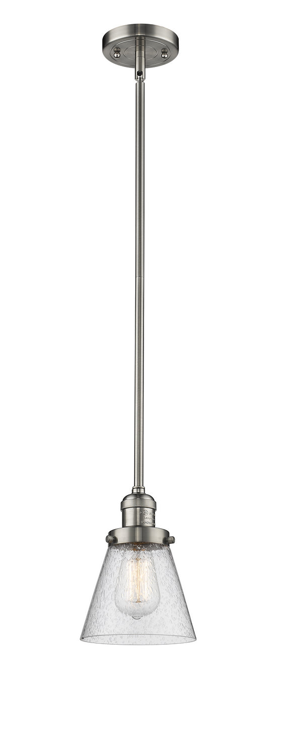 Innovations - 201S-SN-G64 - One Light Mini Pendant - Franklin Restoration - Brushed Satin Nickel