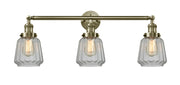 Innovations - 205-AB-G142 - Three Light Bath Vanity - Franklin Restoration - Antique Brass