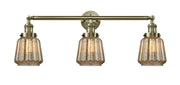 Innovations - 205-AB-G146 - Three Light Bath Vanity - Franklin Restoration - Antique Brass