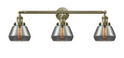 Innovations - 205-AB-G173 - Three Light Bath Vanity - Franklin Restoration - Antique Brass