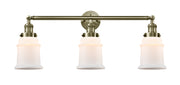 Innovations - 205-AB-G181 - Three Light Bath Vanity - Franklin Restoration - Antique Brass
