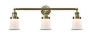 Innovations - 205-AB-G181S - Three Light Bath Vanity - Franklin Restoration - Antique Brass