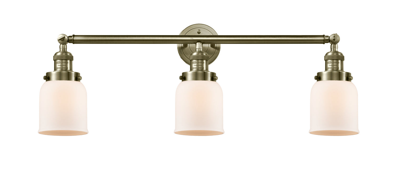 Innovations - 205-AB-G51 - Three Light Bath Vanity - Franklin Restoration - Antique Brass