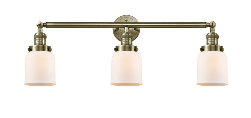 Innovations - 205-AB-G51 - Three Light Bath Vanity - Franklin Restoration - Antique Brass