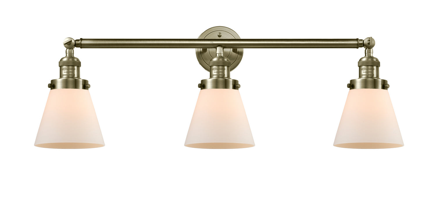 Innovations - 205-AB-G61 - Three Light Bath Vanity - Franklin Restoration - Antique Brass