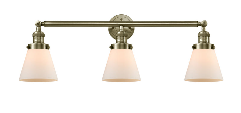 Innovations - 205-AB-G61 - Three Light Bath Vanity - Franklin Restoration - Antique Brass