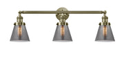 Innovations - 205-AB-G63 - Three Light Bath Vanity - Franklin Restoration - Antique Brass