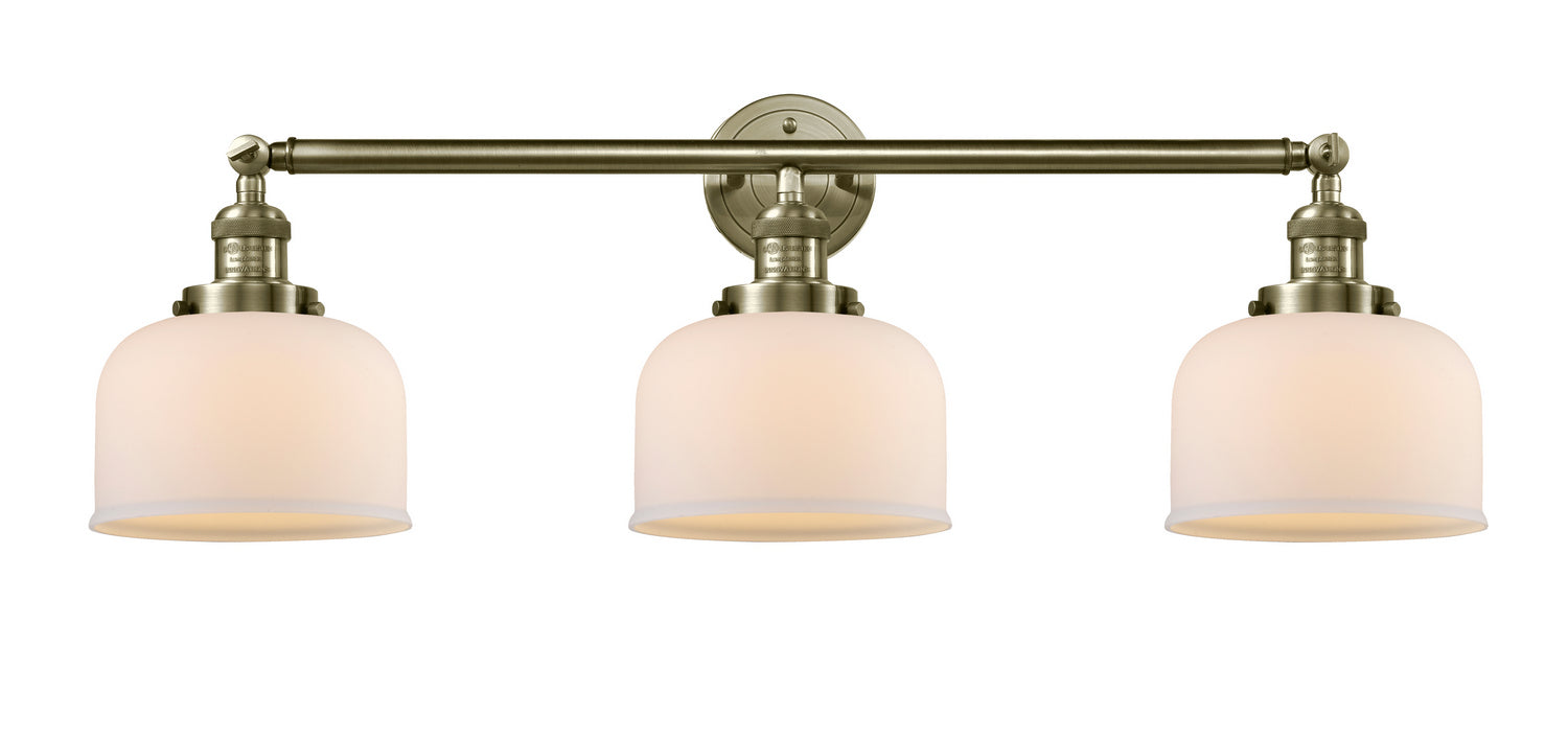 Innovations - 205-AB-G71 - Three Light Bath Vanity - Franklin Restoration - Antique Brass