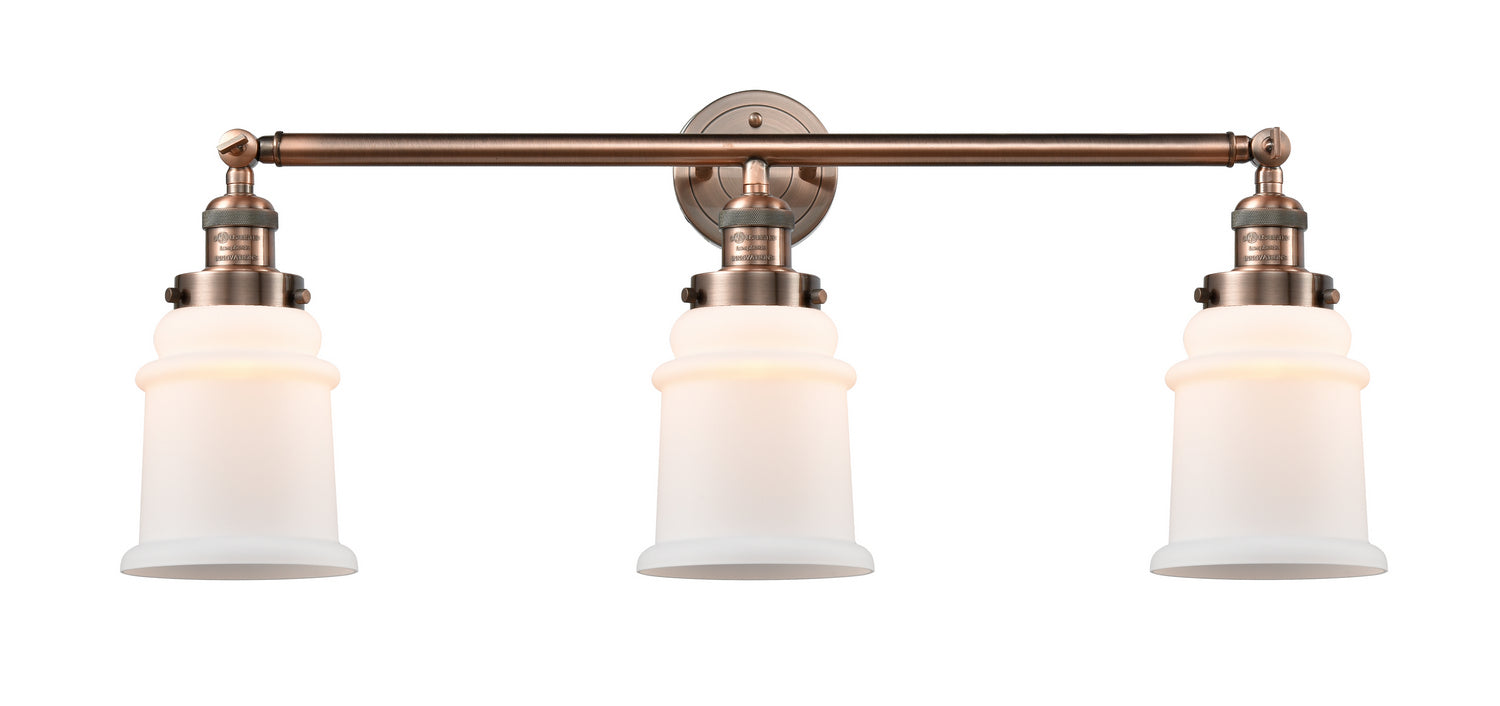 Innovations - 205-AC-G181 - Three Light Bath Vanity - Franklin Restoration - Antique Copper