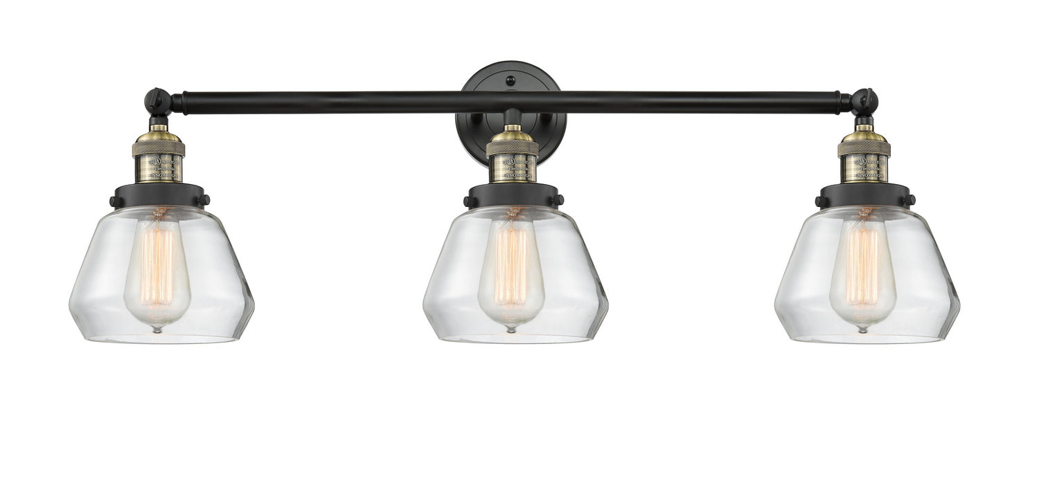 Innovations - 205-BAB-G172 - Three Light Bath Vanity - Franklin Restoration - Black Antique Brass