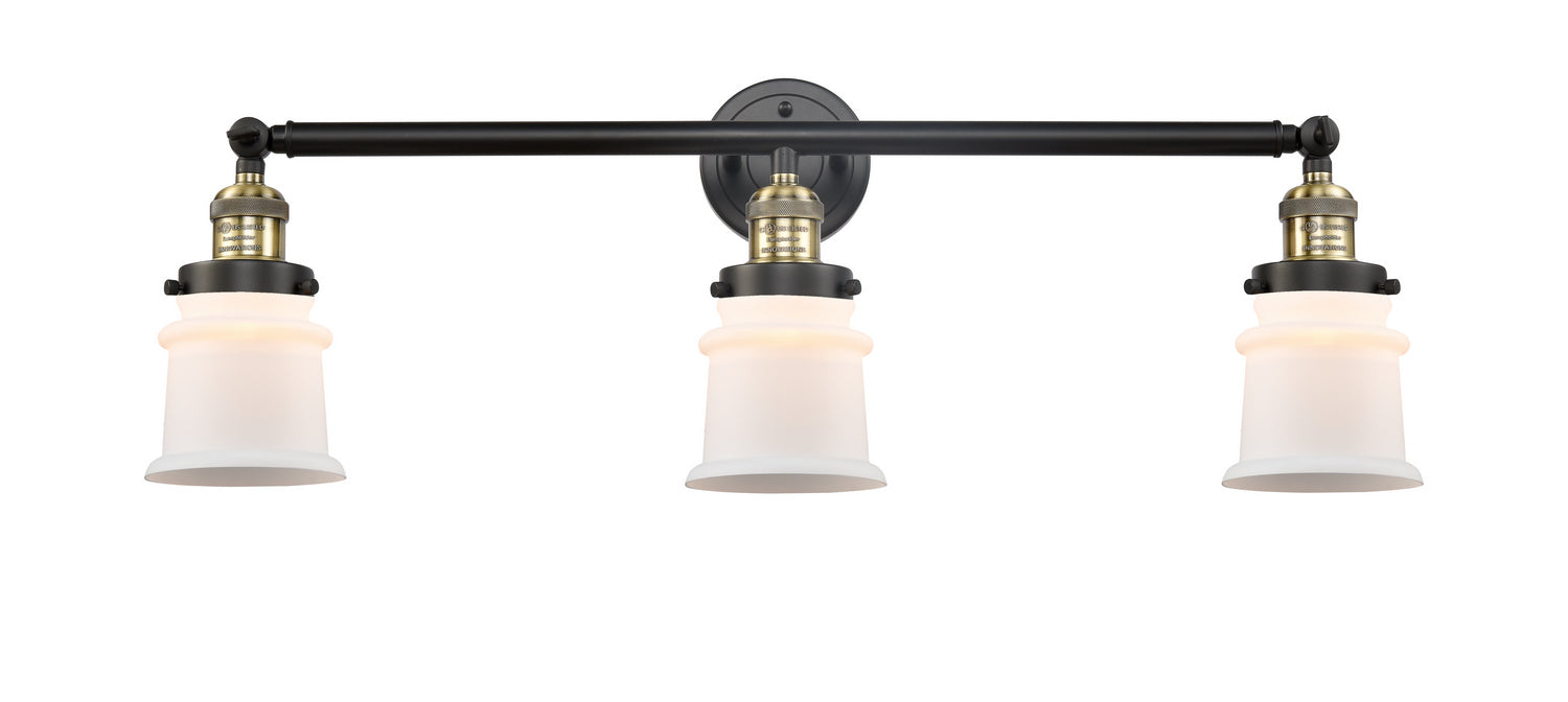 Innovations - 205-BAB-G181S - Three Light Bath Vanity - Franklin Restoration - Black Antique Brass