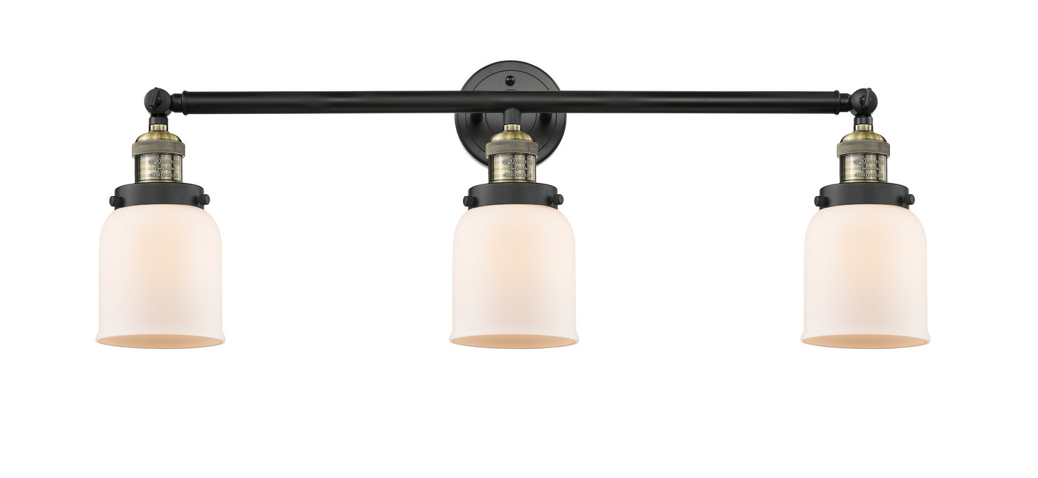 Innovations - 205-BAB-G51 - Three Light Bath Vanity - Franklin Restoration - Black Antique Brass