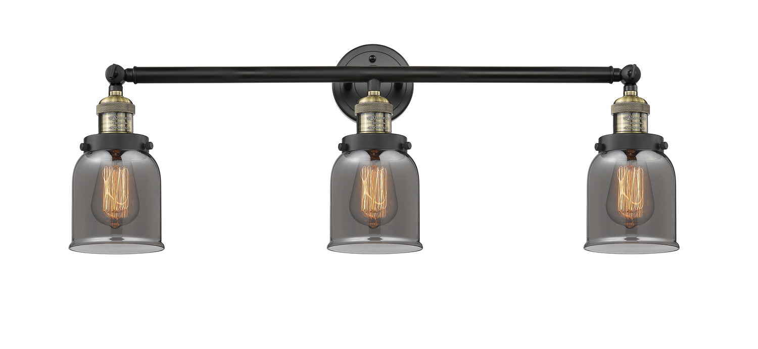 Innovations - 205-BAB-G53 - Three Light Bath Vanity - Franklin Restoration - Black Antique Brass