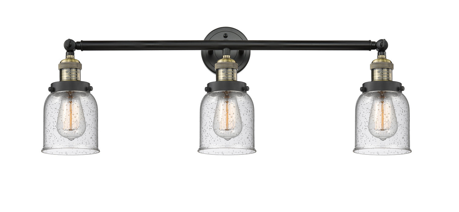 Innovations - 205-BAB-G54 - Three Light Bath Vanity - Franklin Restoration - Black Antique Brass