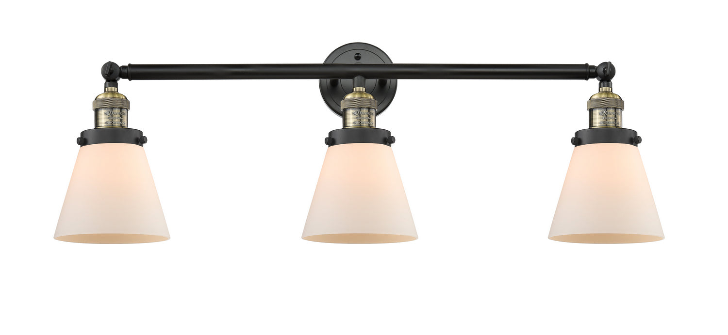 Innovations - 205-BAB-G61 - Three Light Bath Vanity - Franklin Restoration - Black Antique Brass