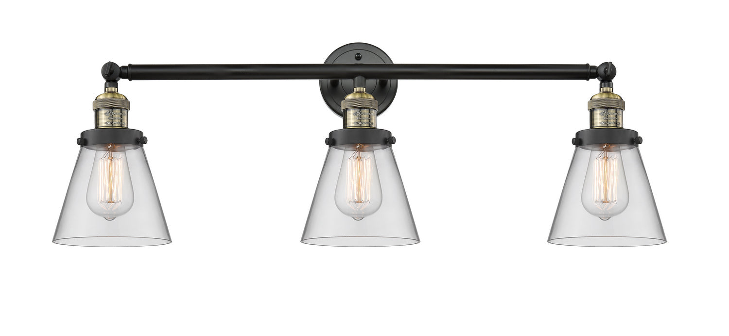 Innovations - 205-BAB-G62 - Three Light Bath Vanity - Franklin Restoration - Black Antique Brass