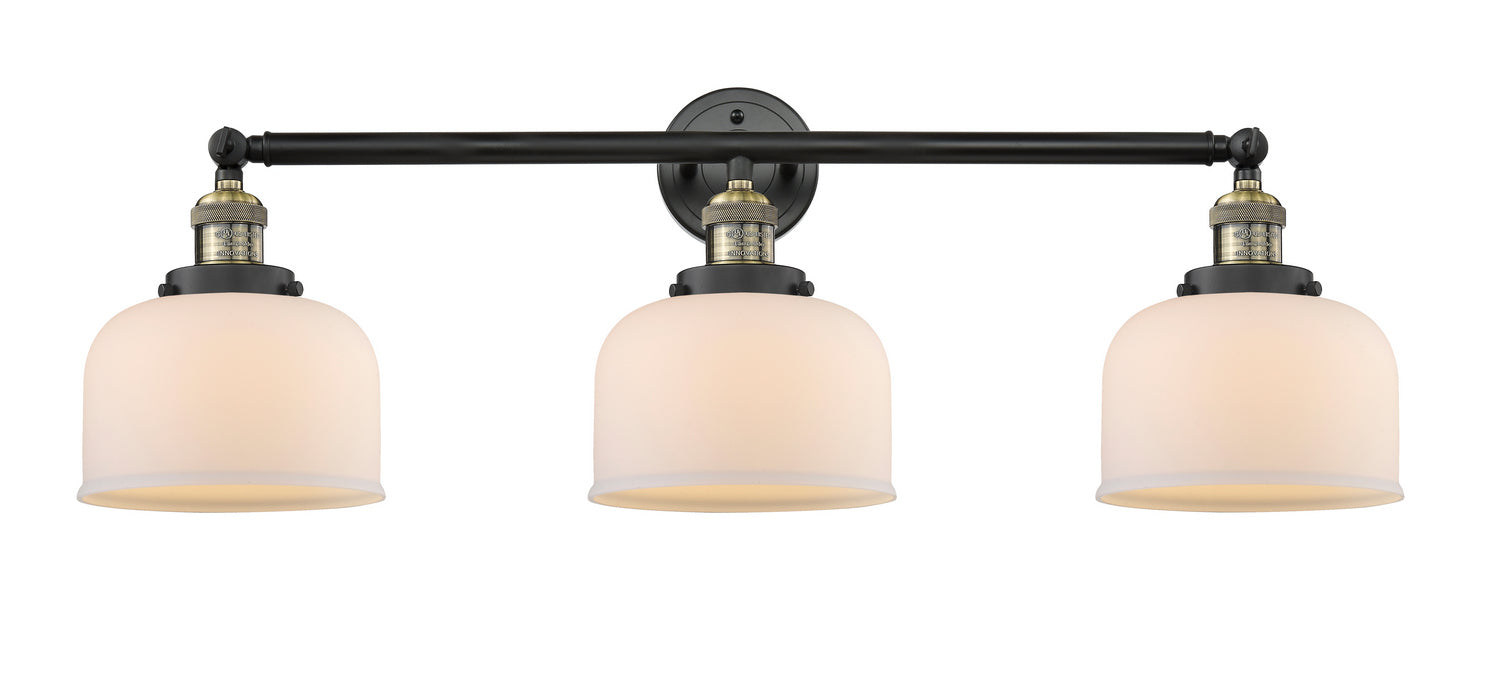 Innovations - 205-BAB-G71 - Three Light Bath Vanity - Franklin Restoration - Black Antique Brass