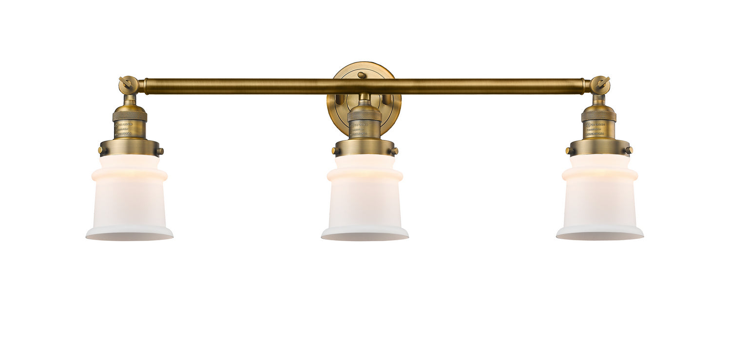 Innovations - 205-BB-G181S - Three Light Bath Vanity - Franklin Restoration - Brushed Brass