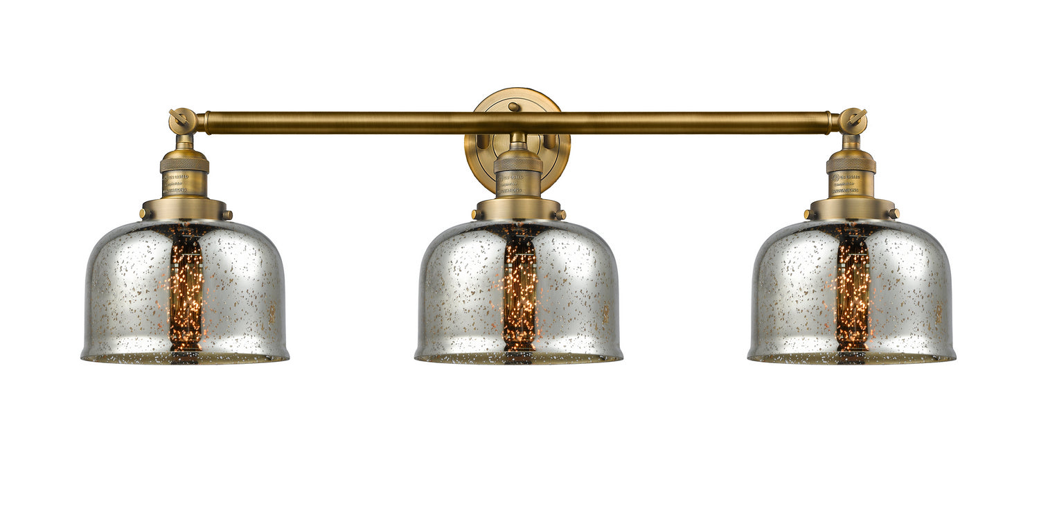 Innovations - 205-BB-G78 - Three Light Bath Vanity - Franklin Restoration - Brushed Brass