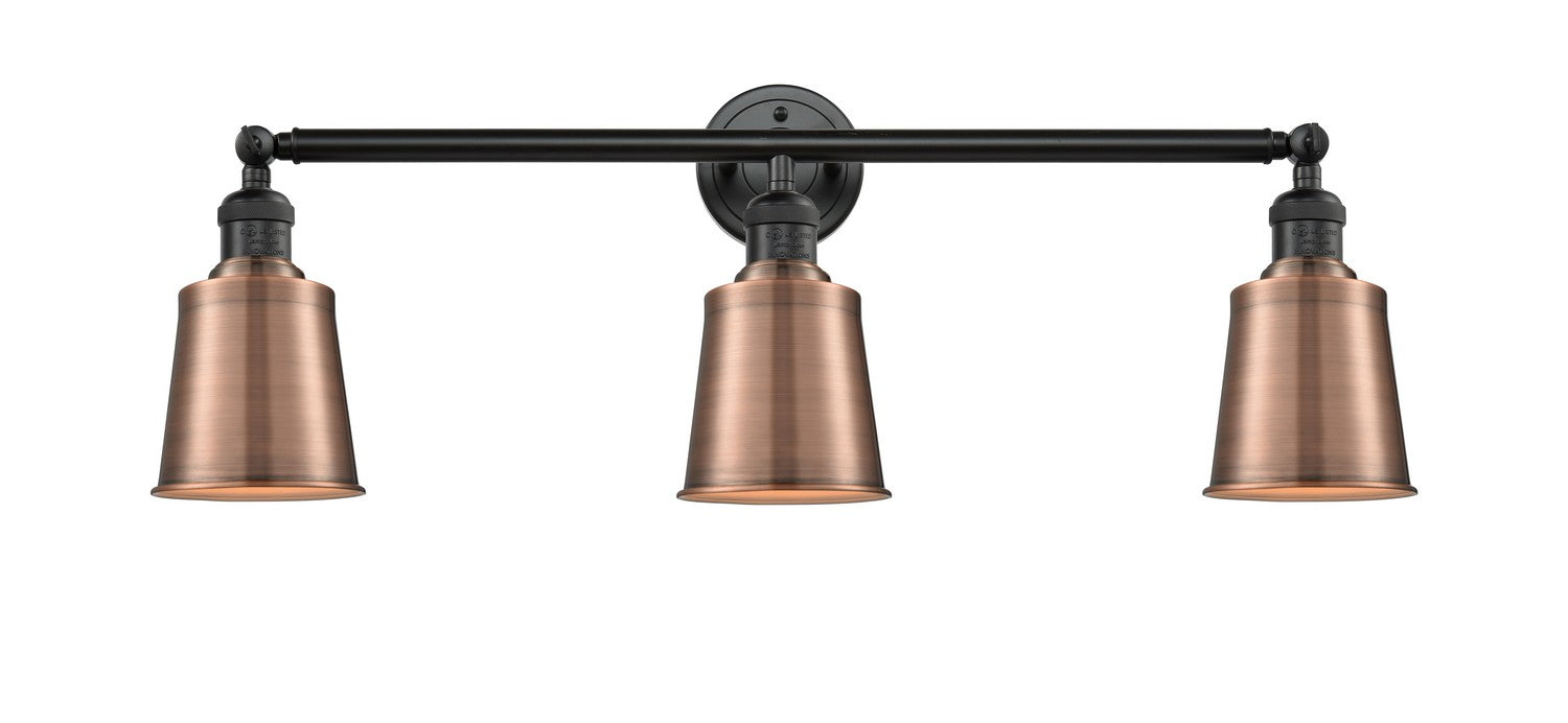 Innovations - 205-OB-M9-AC - Three Light Bath Vanity - Franklin Restoration - Oil Rubbed Bronze