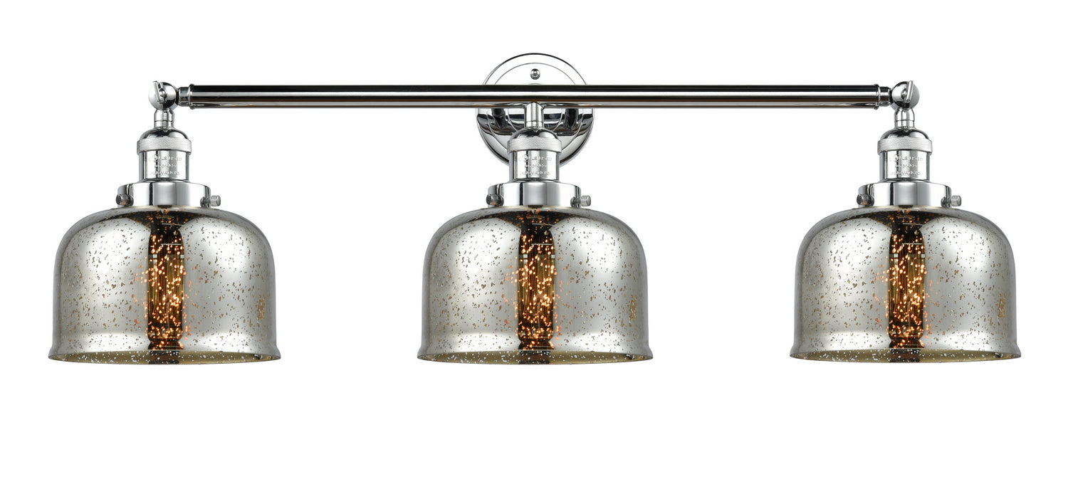 Innovations - 205-PC-G78 - Three Light Bath Vanity - Franklin Restoration - Polished Chrome