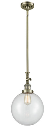 Innovations - 206-AB-G202-10 - One Light Mini Pendant - Franklin Restoration - Antique Brass