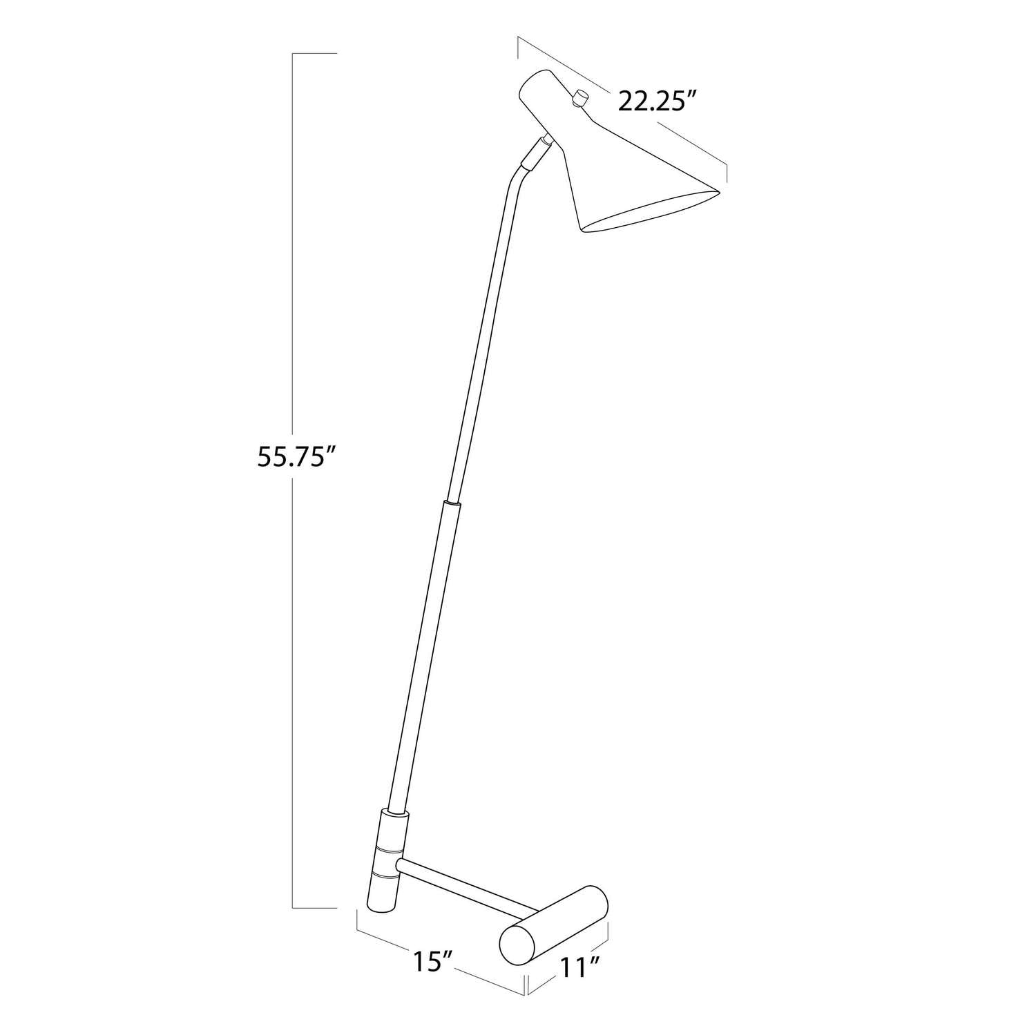 Regina Andrew - 14-1060WTNB - One Light Floor Lamp - Spyder - White