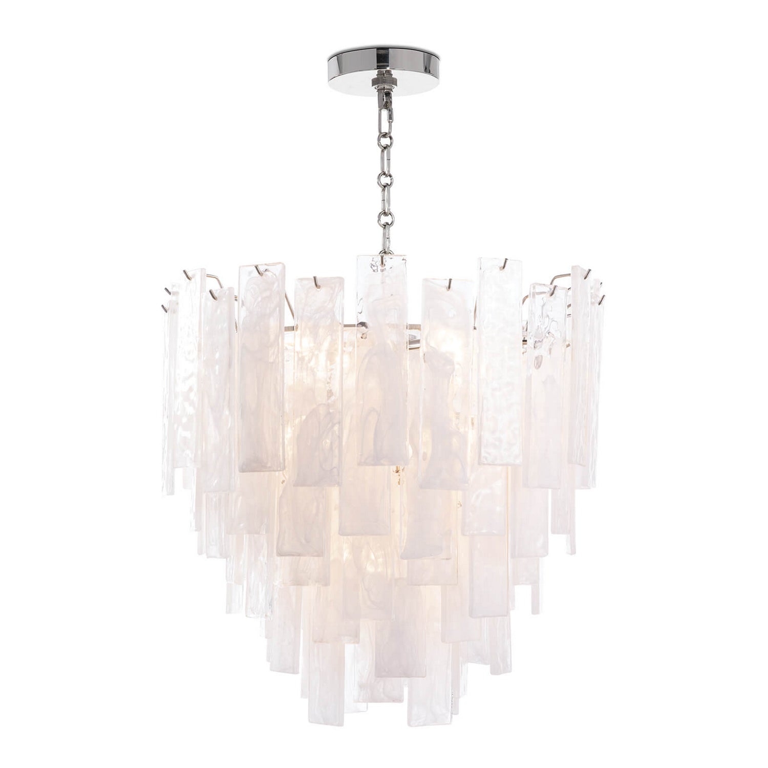 Regina Andrew - 16-1291PN - Eight Light Chandelier - Glacier - Clear