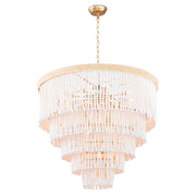 Regina Andrew - 16-1373 - 13 Light Chandelier - Waterfall - White