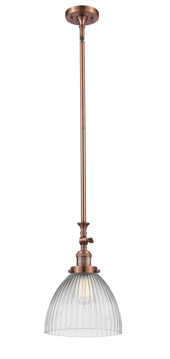 Innovations - 206-AC-G222 - One Light Mini Pendant - Franklin Restoration - Antique Copper