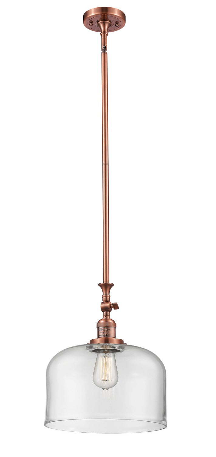 Innovations - 206-AC-G72-L - One Light Mini Pendant - Franklin Restoration - Antique Copper