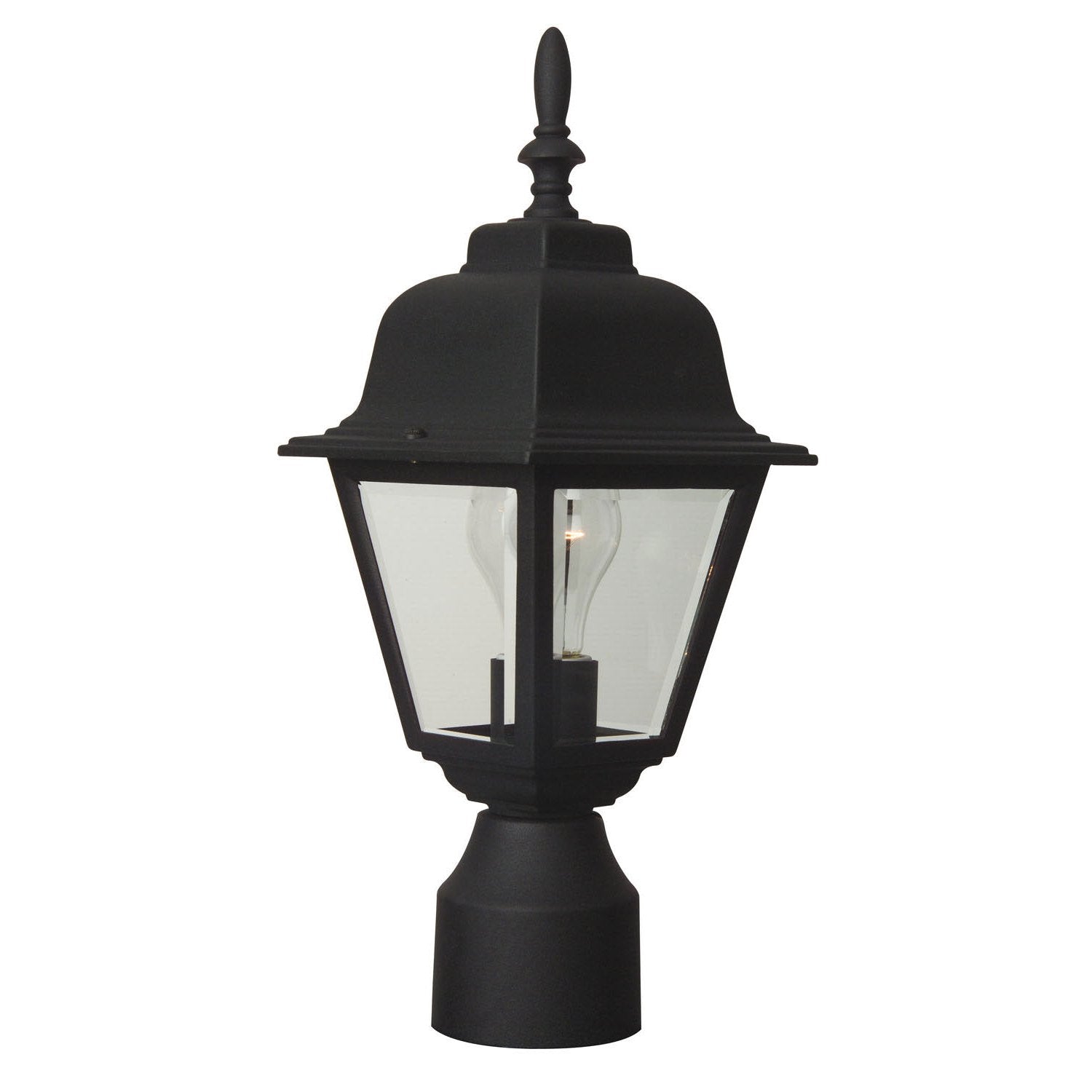 Craftmade - Z175-TB - One Light Post Mount - Coach Lights Cast - Textured Black