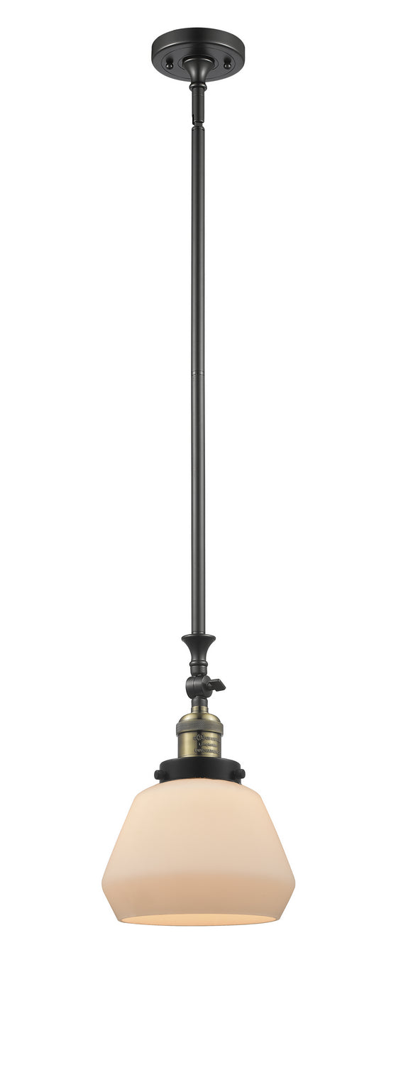 Innovations - 206-BAB-G171 - One Light Mini Pendant - Franklin Restoration - Black Antique Brass