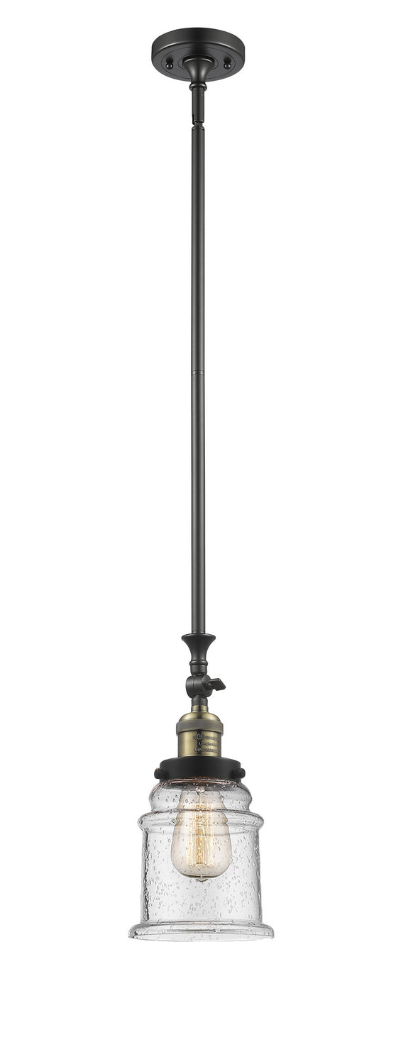 Innovations - 206-BAB-G184 - One Light Mini Pendant - Franklin Restoration - Black Antique Brass