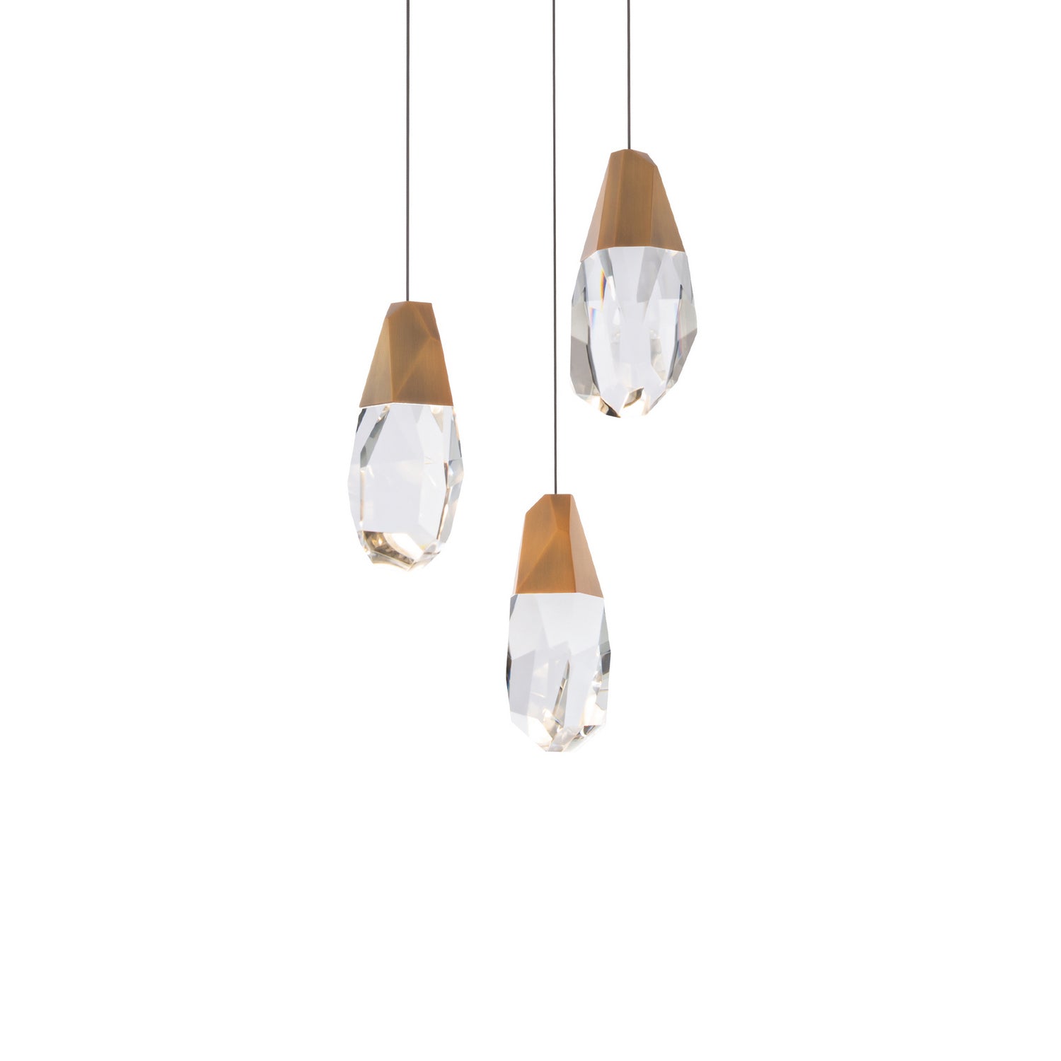 Schonbek Beyond - BPD20203O-AB - LED Pendant - Martini - Aged Brass