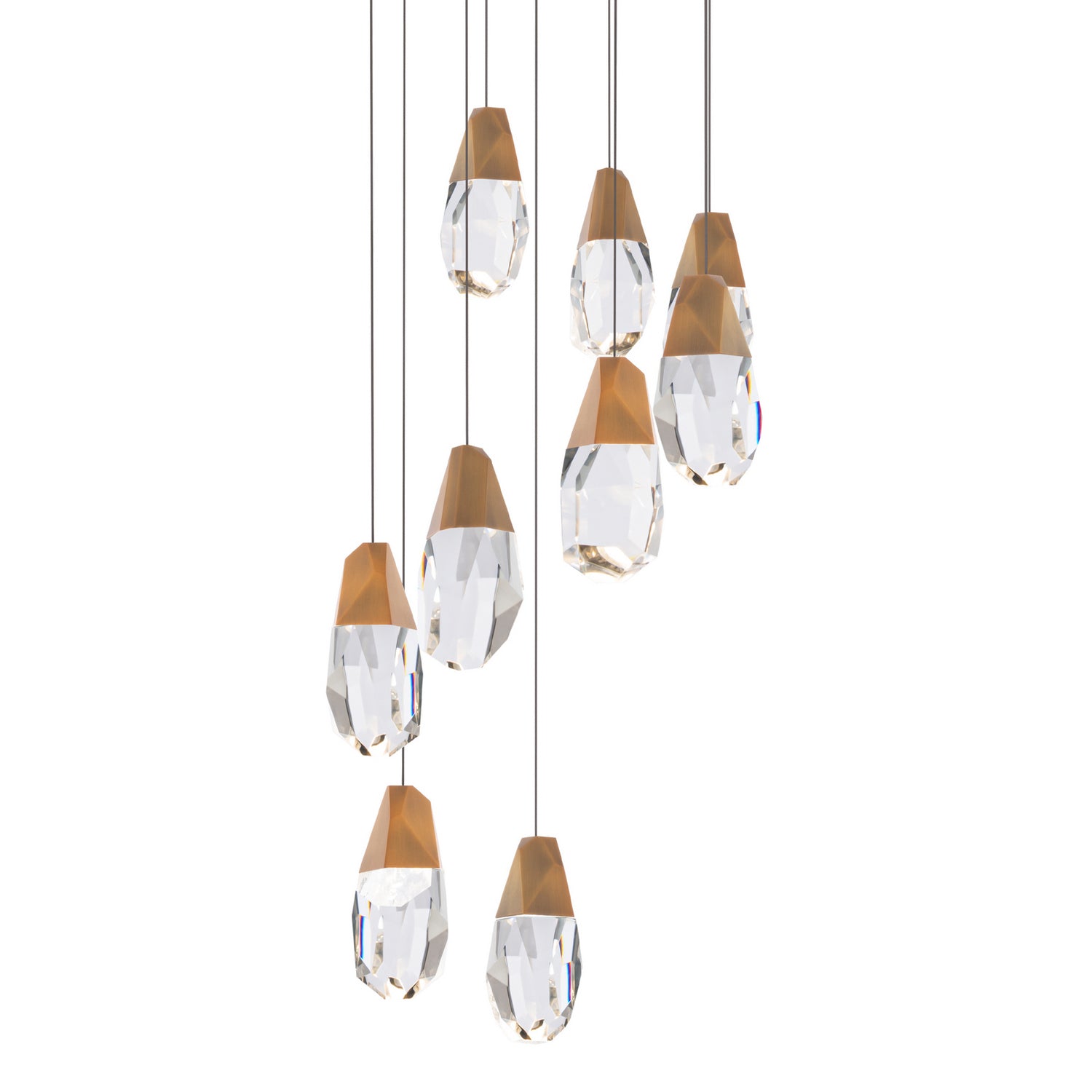 Schonbek Beyond - BPD20209O-AB - LED Pendant - Martini - Aged Brass