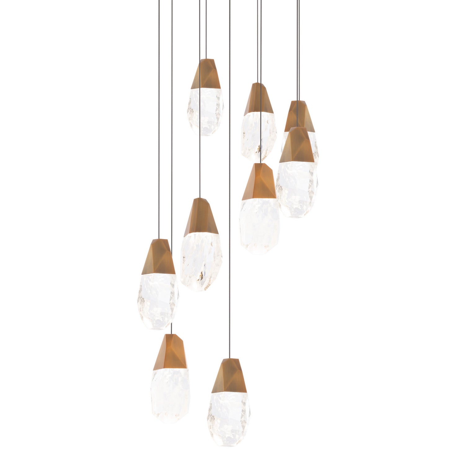 Schonbek Beyond - BPD20209OH-AB - LED Pendant - Martini - Aged Brass