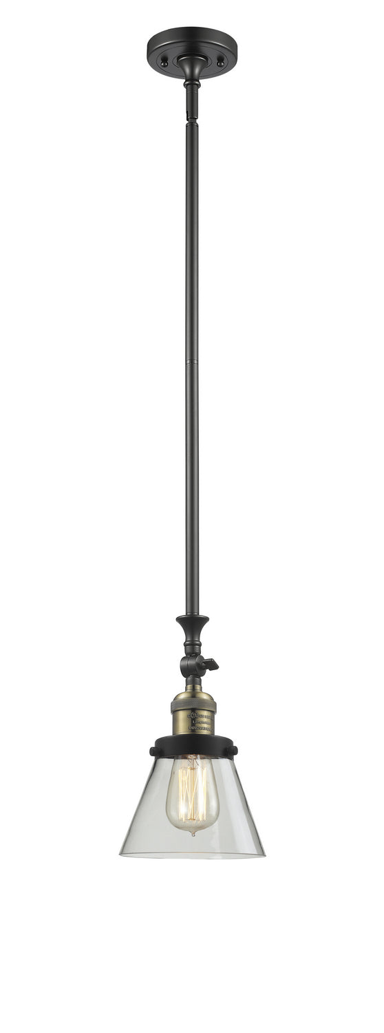 Innovations - 206-BAB-G62 - One Light Mini Pendant - Franklin Restoration - Black Antique Brass