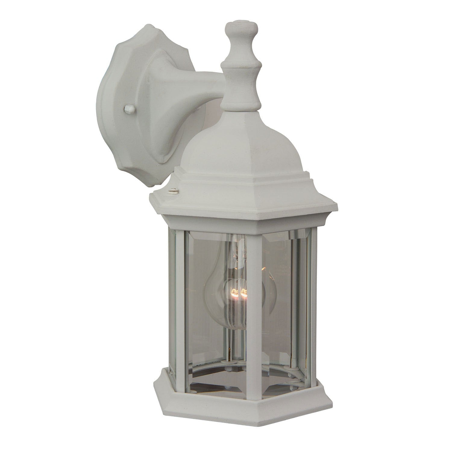 Craftmade - Z294-TW - One Light Wall Mount - Hex Style Cast - Textured White